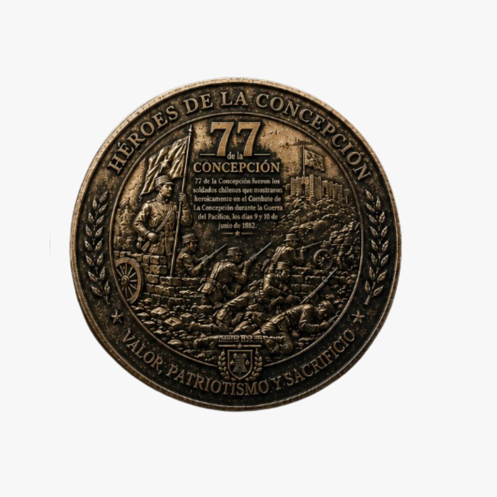 Coin Ignacio Carrera Pinto - Imagen 2